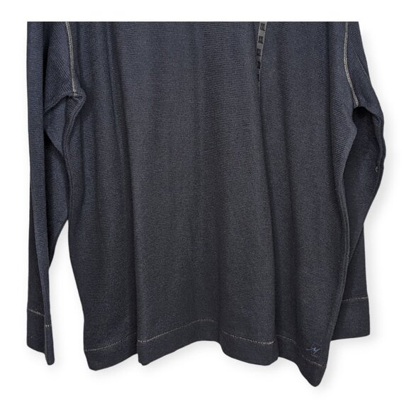 NWT Method Dark Navy Long Sleeve Pull Over Top Size XXL - Picture 3 of 11
